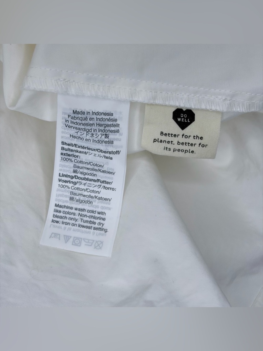 Madewell White Tie Front Mini Dress - Picture 8 of 9